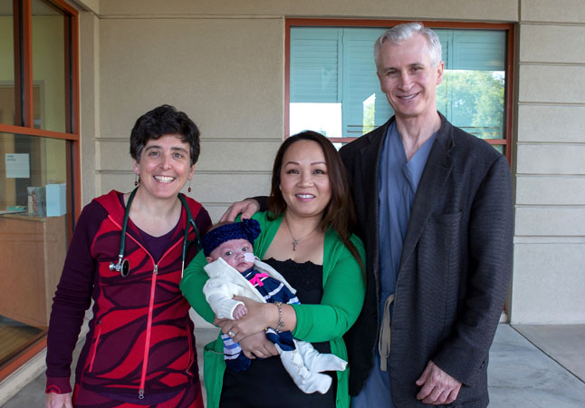 Carmel Smith, Dr. Gail Wright and Dr. Frank Hanley