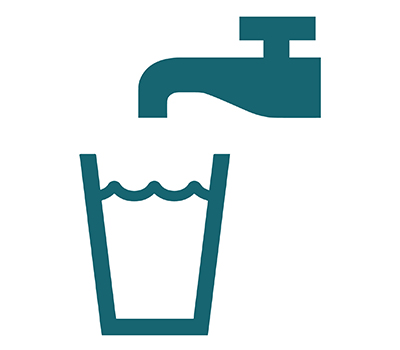 Water glass icon